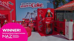 Coca-Cola and OLC&#x2019;s &#x2018;Share a Coke Zimbabwe&#x2019; wins Best Social Media Campaign at 2025 MAZ Awards