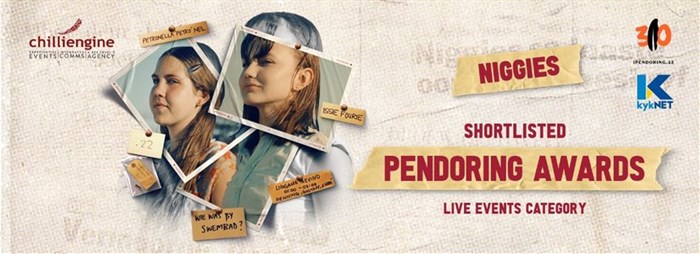 Chilliengine named finalist at the 2025 Pendoring Awards for kykNET’s Niggies launch at KKNK