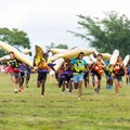 Source: © Dusi Canoe Marathon  Pictured: The start of the Dusi Canoe Marathon. MegaLive will work on the annual iconic Dusi Canoe Marathon, aiming to give it the prominence it deserves