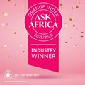 1st for Women wins Best in Service at the Ask Africa Orange Index Awards