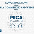 Razor PR, Tribeca and Dialogue were all awarded at the recent PCRA Platinum Awards