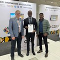 The M20 Declaration was formally handed over to South Africa’s Minister of Digital and Communication Technologies Solly Malatsi (centre), by William Bird (MMA) and Sbu Ngalwa (Sanef)