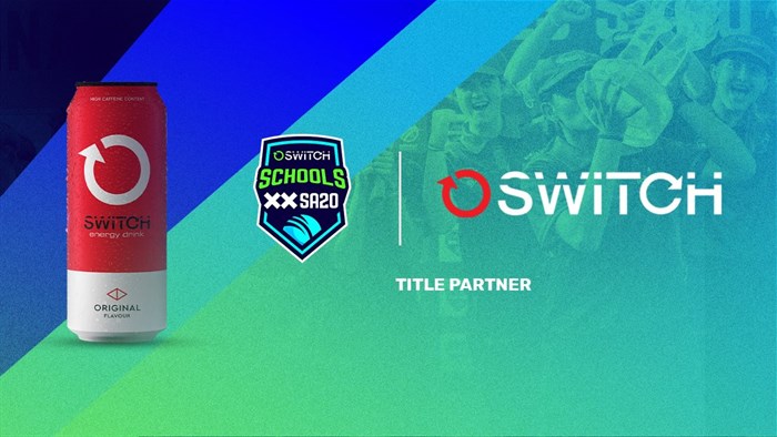 Switch Energy Drink announced as Schools SA20 title partner