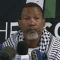 Mandla Mandela adressing the media after arriving home from detention in Israel. Image credit: Screenshot/SABC News