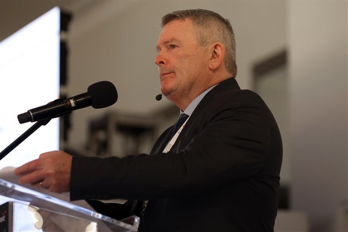 Paul Dunne — Minerals Council South Africa president and Northam CEO — delivered a keynote address at the 2025 Joburg Indaba in Sandton. Image supplied.