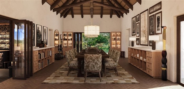 Source: Supplied | TAJ Lion Kings Bush Lodge - Dining Room