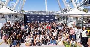 Sixty (60) young women in advertising and marketing connected with industry leaders in the sky on the iconic Cape Wheel at the V&A Waterfront during Loeries Creative Week 2025 as part of Open Chair’s Friends in High Places in partnership with KFC Africa (Image supplied)