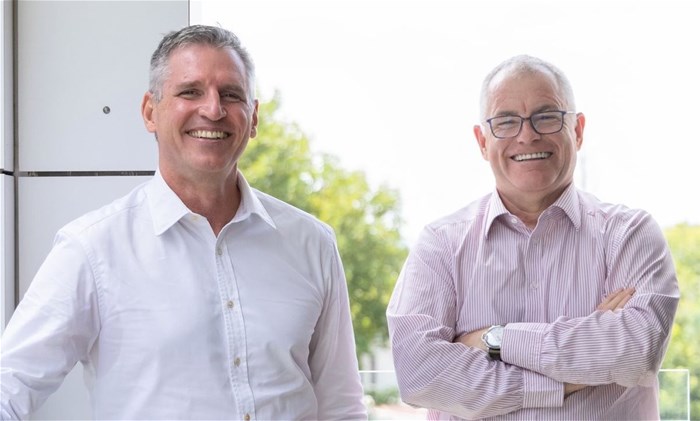 Graeme Wild, Sappi Southern Africa CEO and Steve Binnie, Sappi Limited CEO