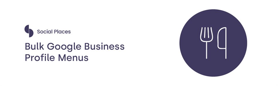 Google Business Profile menus