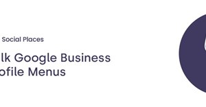Google Business Profile menus