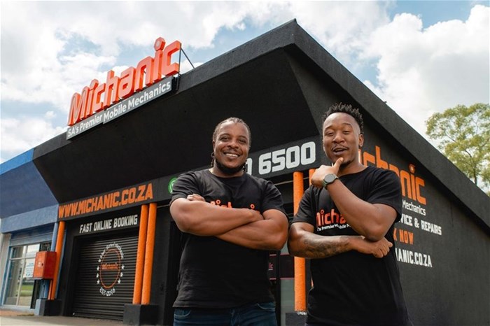 Michanic founders Lesetja Dikgale and Thabelo Mulelu.