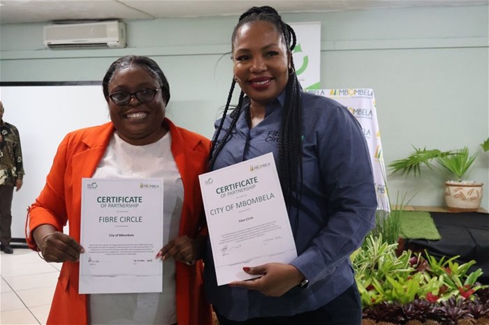 City of Mbombela and Fibre Circle join forces to advance recycling and green economy goals