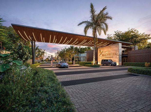 Source: Supplied. Beachwood Coastal Estate gatehouse.