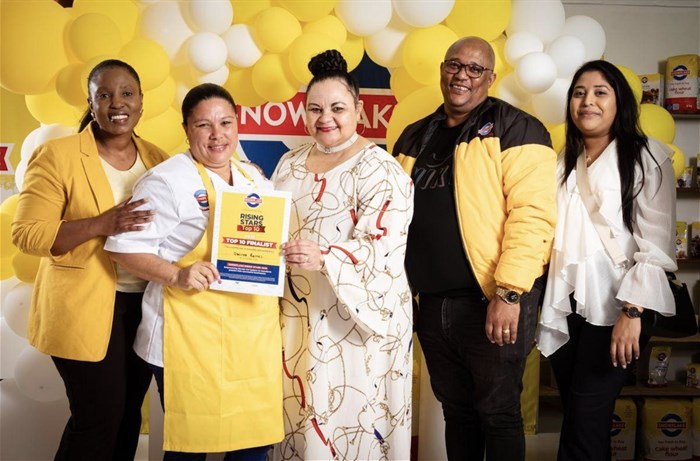 Sibongile Mooko, marketing executive at Premier; Desiree Barnes, winner of Snowflake Rising Stars 2025; Lizelle Maurice, executive director of the Border Kei Chamber of Business; Clifford du Plessis, Eastern Cape regional sales operations manager at Premier; and Emmileen Rajlal, marketing assistant for Snowflake at Premier