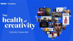 One in five (21%) creatively awarded ideas are also awarded for effectiveness, says Warc’s Health of Creativity 2025 report based on Warc Rankings analysis. (Image supplied)