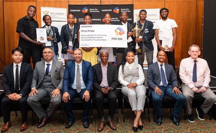 Tembisa West Secondary School crowned champions of 2025 Samsung Solve for Tomorrow competition