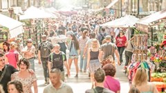 The eighth edition of Scopen’s Public Relations (PR) R Scope study in Spain has found that the average PR budget has increased (Image source: © 123rf  Pictured: People in Barcelona)