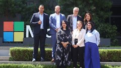 Supplied image - back row (L-R): Sohail Dhoda, Head of Business, Growth and Strategy at Philanthrosoft; Tobias Muehler, Head of the Technical and Vocational Education and Training (TVET) unit at GIZ; Thomas Schaef, Country Director, GIZ South Africa, Lesotho and Eswatini and Naria Santa Lucia, General Manager at Microsoft Elevate.
Front row (L-R): Suraya Adam, Commission Manager at GIZ; Alexandra Militz, Advisor at GIZ and Tiara Pathon, AI Skills Director, Elevate at Microsoft South Africa.