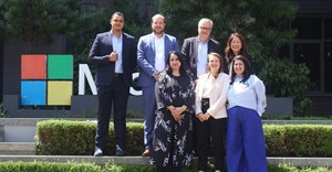 Supplied image - back row (L-R): Sohail Dhoda, Head of Business, Growth and Strategy at Philanthrosoft; Tobias Muehler, Head of the Technical and Vocational Education and Training (TVET) unit at GIZ; Thomas Schaef, Country Director, GIZ South Africa, Lesotho and Eswatini and Naria Santa Lucia, General Manager at Microsoft Elevate.
Front row (L-R): Suraya Adam, Commission Manager at GIZ; Alexandra Militz, Advisor at GIZ and Tiara Pathon, AI Skills Director, Elevate at Microsoft South Africa.