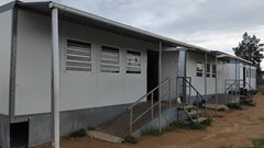 Inkosi Thathezakhe Special School in the Mzinyathi District will stay closed until its needs are fully met, says Dudu Moloi, chair of the School Governing Body. Photo: Bongane Motaung / GroundUp