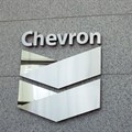 A Chevron logo at the Chevron building in Houston, Texas, US, 19 August 2025. Image credit: Reuters/Kaylee Greenlee/File Photo