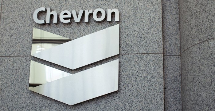 A Chevron logo at the Chevron building in Houston, Texas, US, 19 August 2025. Image credit: Reuters/Kaylee Greenlee/File Photo