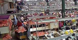 Source: K. Kendall via  | A textile factory in Lesotho.