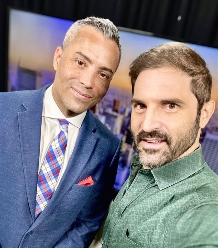 The SABC's international correspondent, Sherwin Bryce Pease and cameraman Aaron Berbrick have been awarded the Ricardo Ortega Memorial Prize (Image supplied)