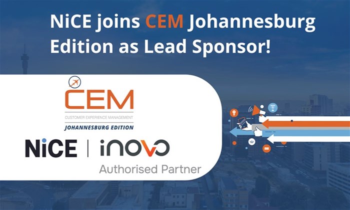 NiCE and iNOVO named lead sponsor for CEM Africa Johannesburg and The CX Africa Awards 2025