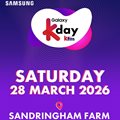 Galaxy KDay 2026 revealed: Sandringham Farm takes centre stage as the new festival home