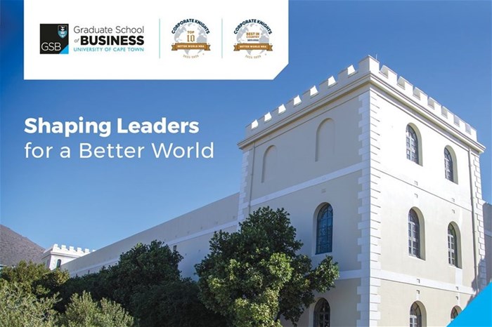 The University of Cape Town MBA cements its position as a global leader in teaching sustainability and impact