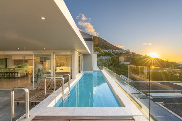Source: Supplied. This luxury penthouse with a private pool, and uninterrupted ocean and mountain views from every room, located in Ave Des Huguenots was recently sold for R32.5m by Jo Lombard from Seeff Properties, achieving the highest price for an apartment in the suburb this year.