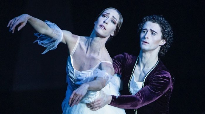Mia Coomber and Gabriel Ravenscroft in Cape Ballet Africa's Giselle. Image by Helena Fagan