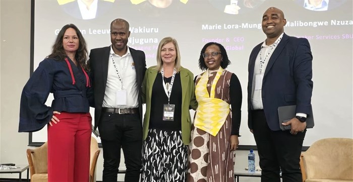 From left: Marie Lora Mungayi, Malibongwe Nzuza, Beth Arendse, Wakiuru Njuguna, Gladwyn Leeuw