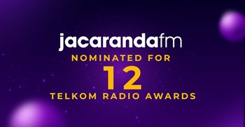 Jacaranda FM celebrates 12 nominations at the 2025 Telkom Radio Awards