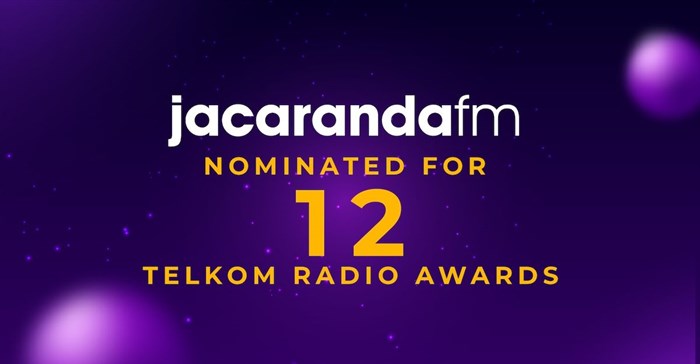 Jacaranda FM celebrates 12 nominations at the 2025 Telkom Radio Awards