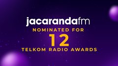 Jacaranda FM celebrates 12 nominations at the 2025 Telkom Radio Awards