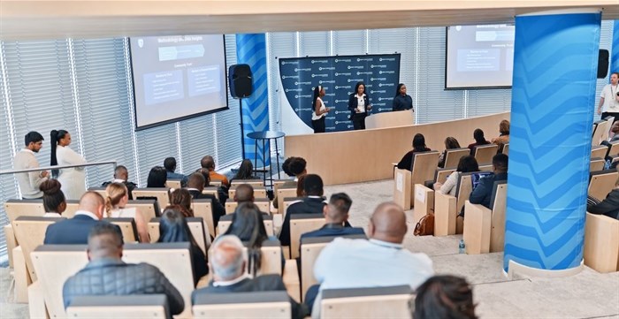 Wits students team pitching at grand finale