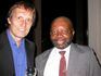 Seen from left are Bob Mesarcik and Guest speaker Fred Phaswana Chairman of Transnet.