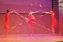 Ribbon Dancing Display by the national rhythmic gymnastics team
