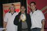 In the Newlands locker room... with the Boks