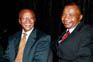 Peter Vundla (AMB Capital) and Barney Mthombothi (Financial Mail editor)