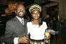 Prof Tshilidzi Marwala winner of the Science and Technology Best Man award with wife Jabulile Marwala.