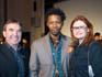 Spitz’s Neil Aitken, designer Ephraim Molingoana and Business Day: Wanted’s Jenny Andrew at the Spitz SHOESHANISTA ™ event.