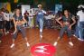Peter Miles and Menshan plus the G force dance group entertain fans at Club Silk
