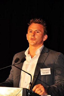 Adrian Hewlett, OPA Chairman addresses the crowd