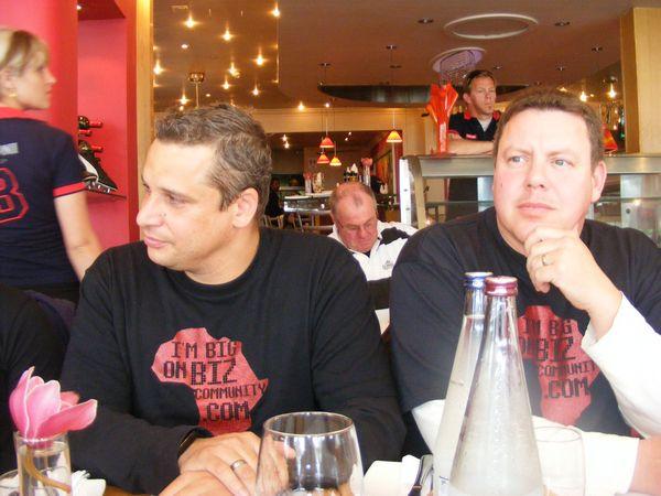 (L-R) Dries Badenhorst, Riaan Kriel