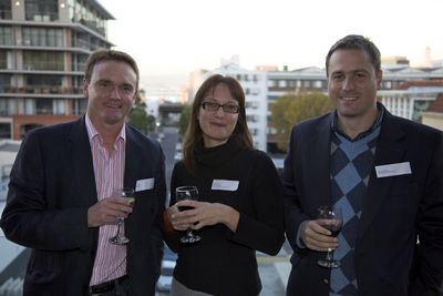 Stuart Gast, Tracy Stallard and Fred van der Post.