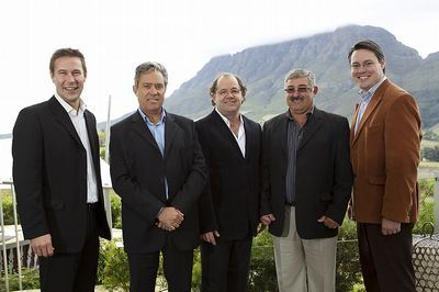 Albertus Coetzee - Wiehahn; Otto Wiehahn - Wiehahn; Ian Odendaal - Omnicron; Mark Teuchert - Lazercor; Robert van Rensburg - Omnicron