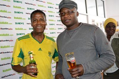 Aggrey Lonake and Stephen Magagane